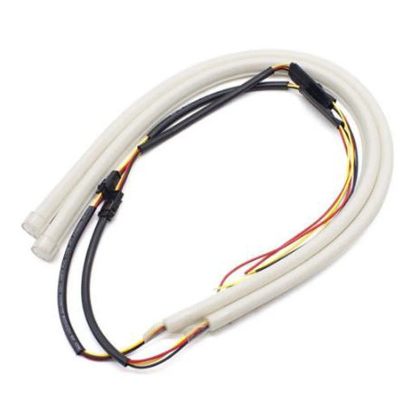 30CM DRL Flowing Car Led Light Bar Strip Car Running Angel Eyes Tube Strip Daytime Flexible