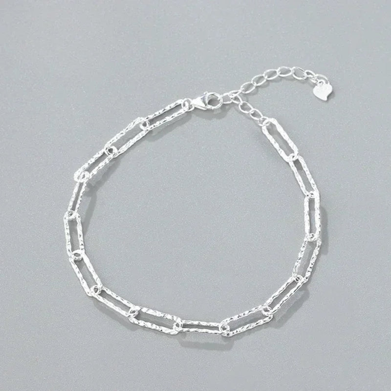 Niche Design Star Chain Tassel Bracelet for Women Fantasy Blue Crystal Beads Elastic Rope Bracelet Best Friend Jewelry Gifts