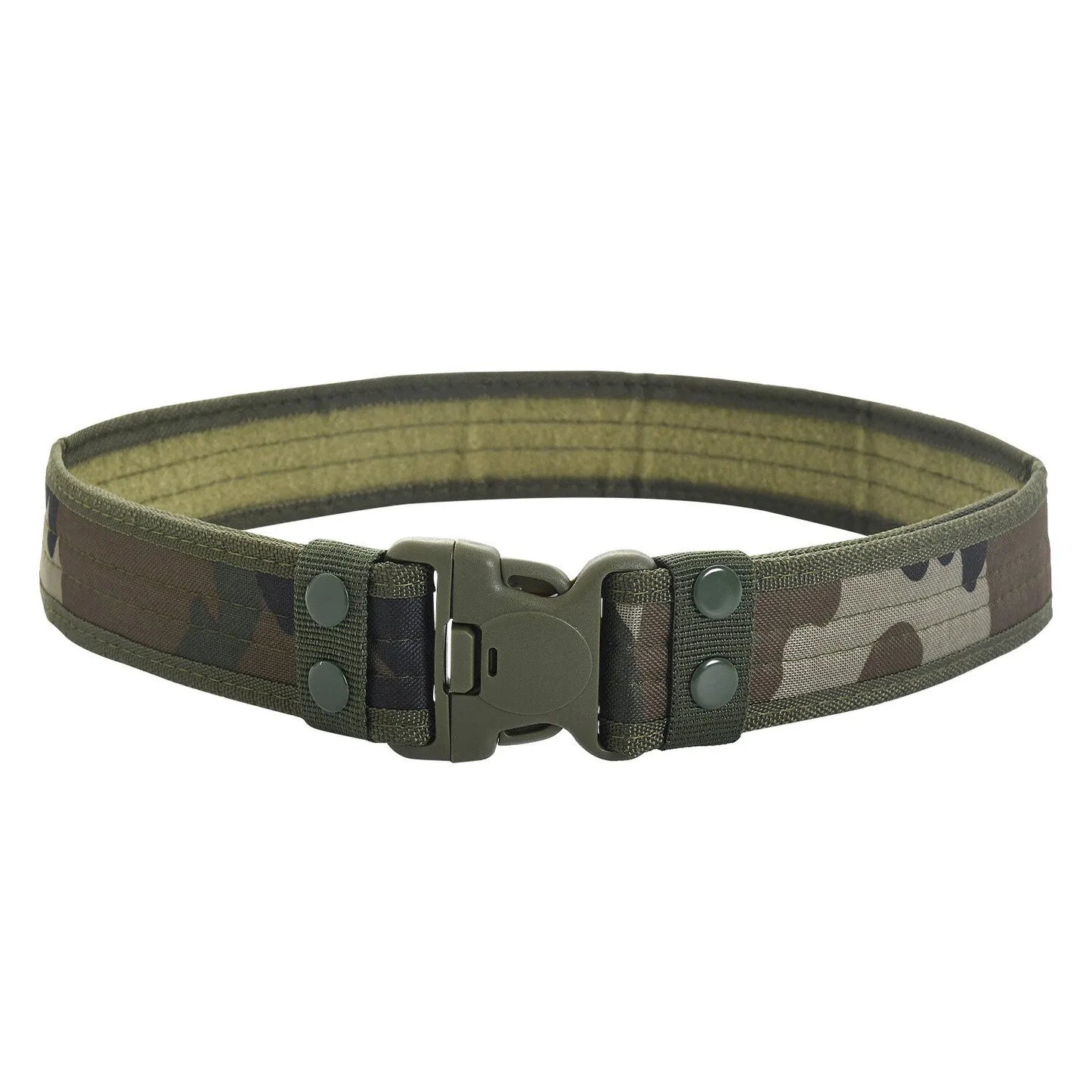 Men'S Belt Outdoor Camouflage Tactical Belt Oxford Cloth Belt Mountaineering Belt Nylon Wide Waist Belt Work Belt Neutral Belts