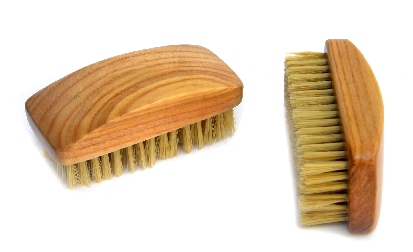 So Premium Nylon Bristles with Natural Wood Handle Teak Oak Applicator Shoe Cleaning Brush Models SBW-814/811/818