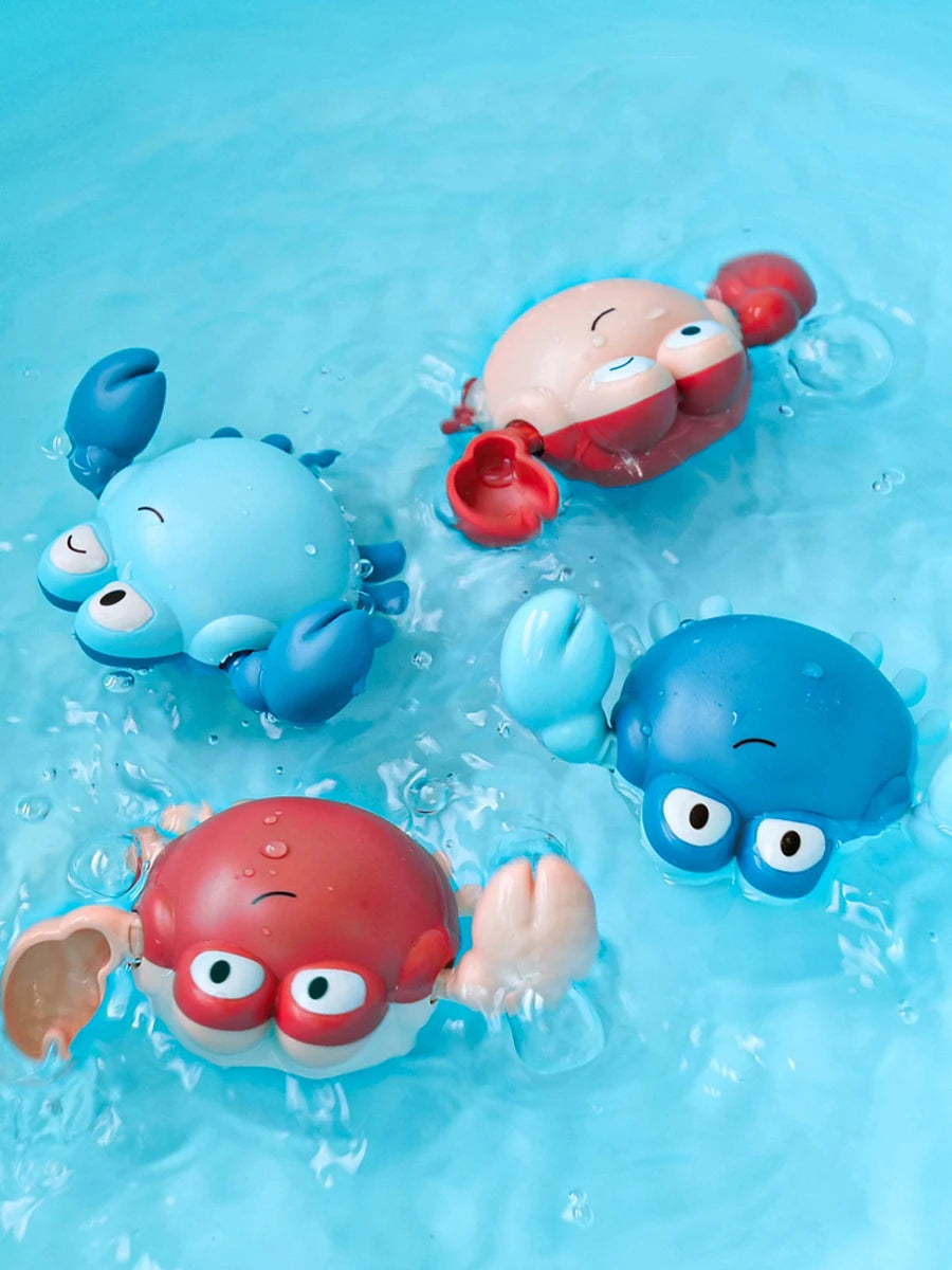 Baby Bath Toys Bathing Cute Swimming Turtle Whale Pool Beach Classic Chain Clockwork Water Toy For Kids Water Playing Toys