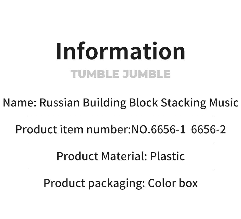 16-64PCS Building Block Brick Toy Balance Stacked Tetra Tower Game Swing High Russian Building Blocks Kid Desktop Party Toys