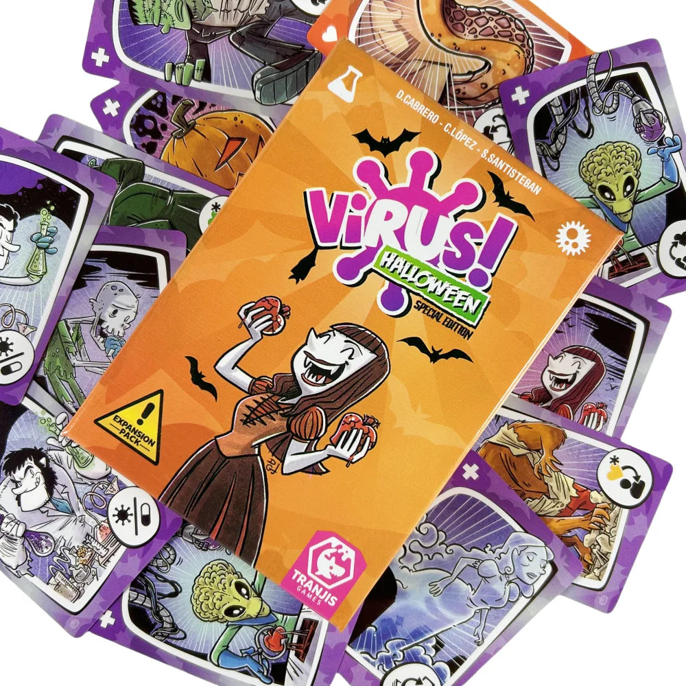 Virus 1 2 3 Board Game The Contagiously Fun Card Game Spanish English Version Party Game for Fun Family Game