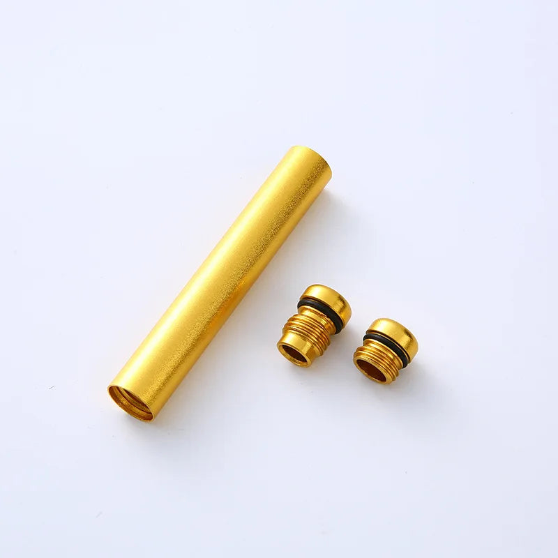 110MM Aluminum Cigar Airtight Container Pre-roll Travel Storage Tube Cone Holder Smell Odor Proof Waterproof Smoking Accessories