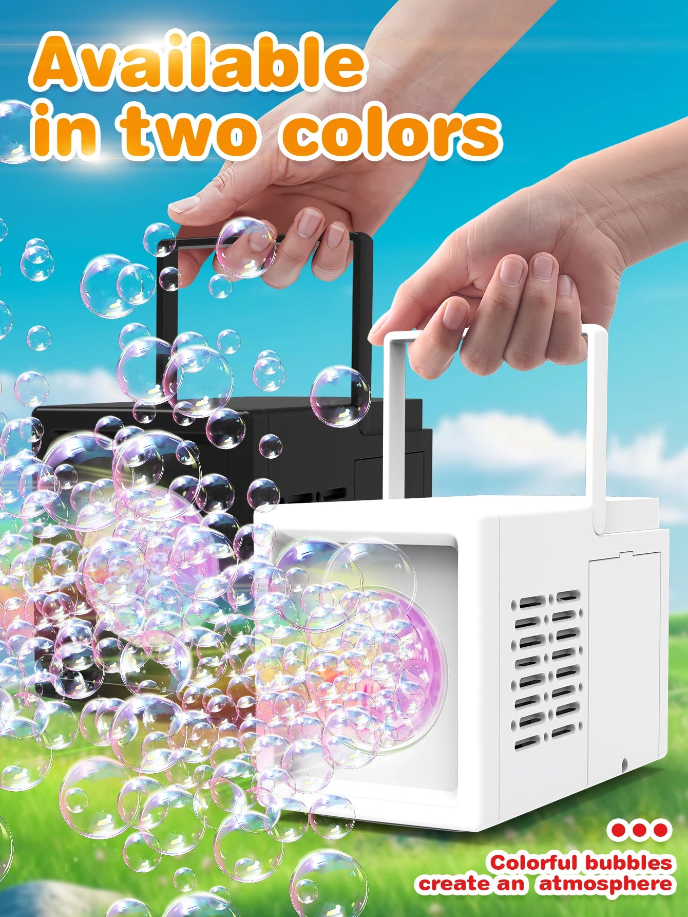 Hot selling 10 hole children's handheld outdoor electric bubble machine electric bubble gun toy without battery and bubble water