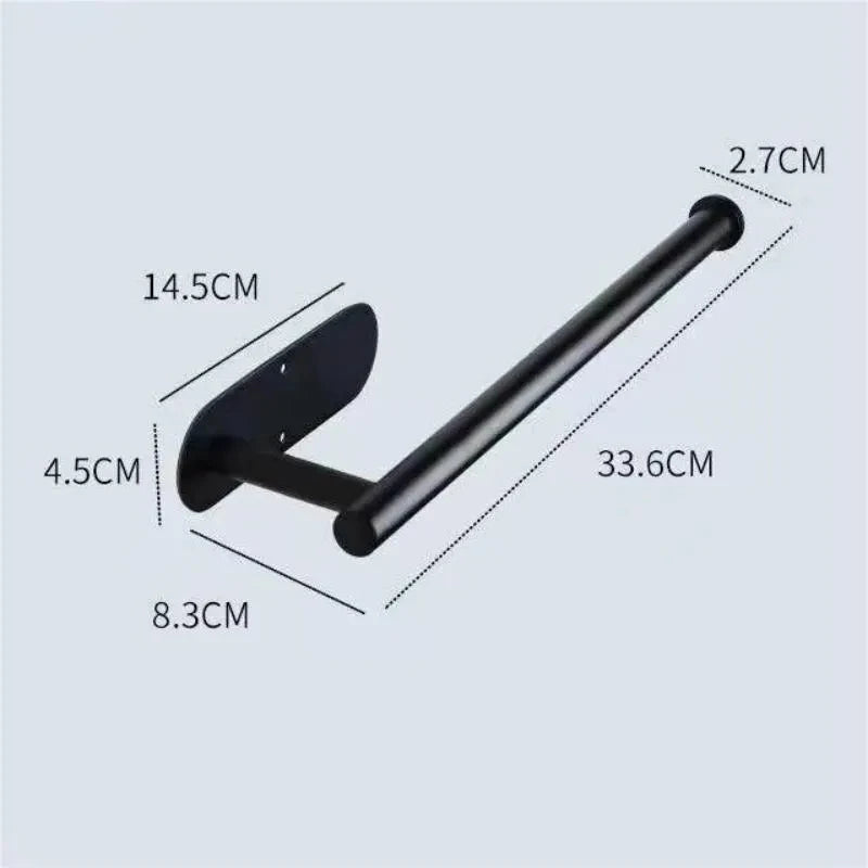 Paper Towel Holder, Multifunctional Storage Rack for Cling Film & Toilet Paper, Kitchen Bathroom