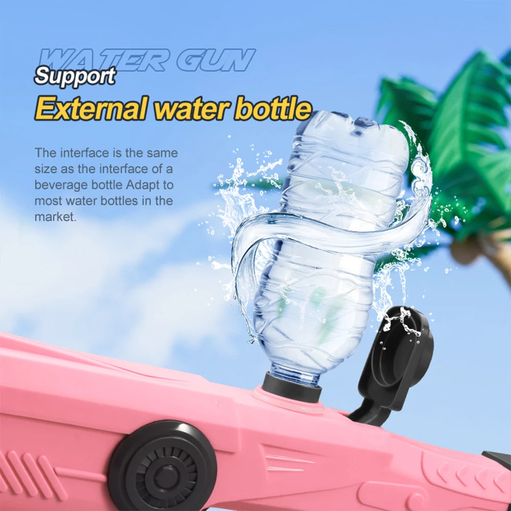 Y1 10m Range Electric Water Gun for Children and Adults Supports Automatic Water Absorption and External Water Bottle Summer Toy