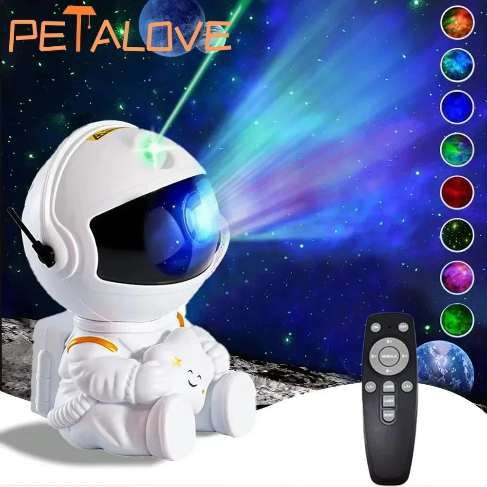 Galaxy Star Astronaut Projector Light Starry Sky Porjectors Lamp Decoration Bedroom Room Nebula LED Night Light Children Gifts