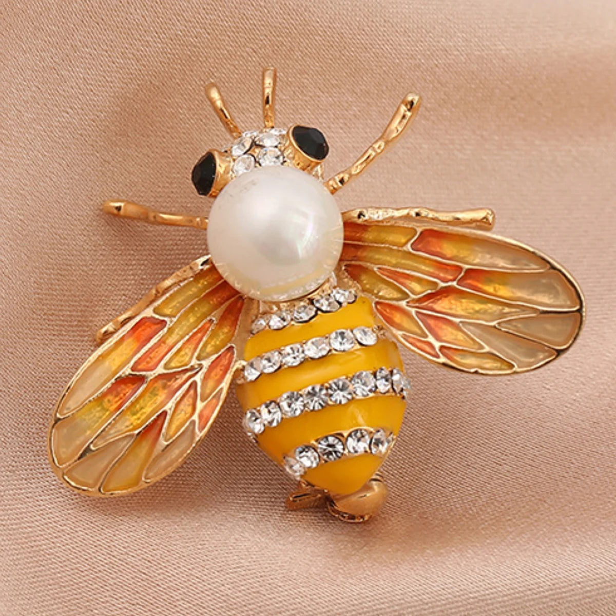 Pearl Bee Brooch Pin