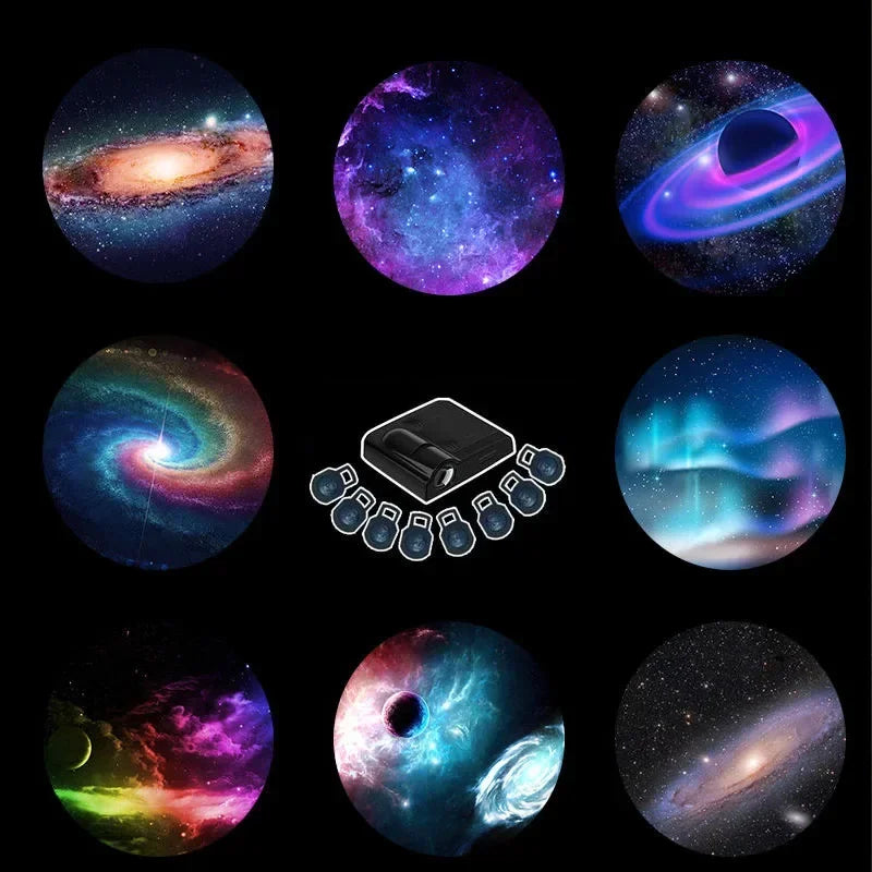 Fantasy Moon Wall Projection Lamp Galaxy Light Background Projector Night Light Photo Prop Lights Party Decoration Bedroom Decor