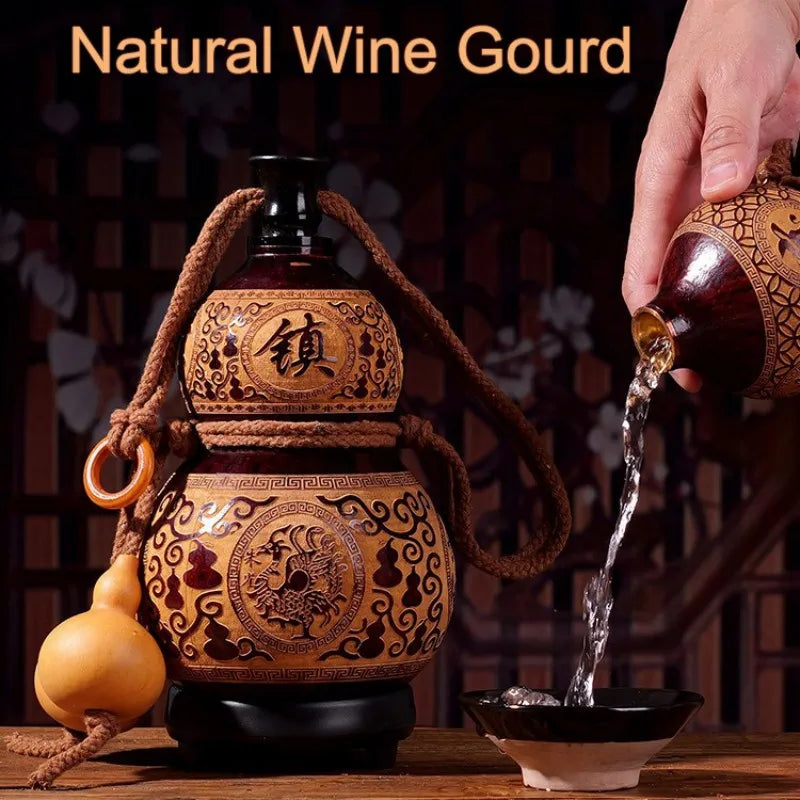 Natural outdoor wine Gourd