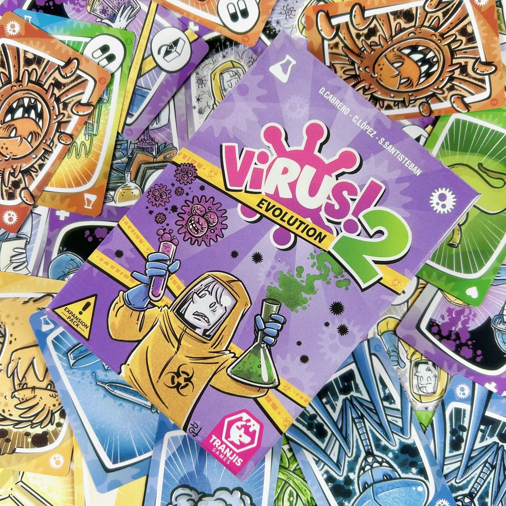 Virus 1 2 3 Board Game The Contagiously Fun Card Game Spanish English Version Party Game for Fun Family Game