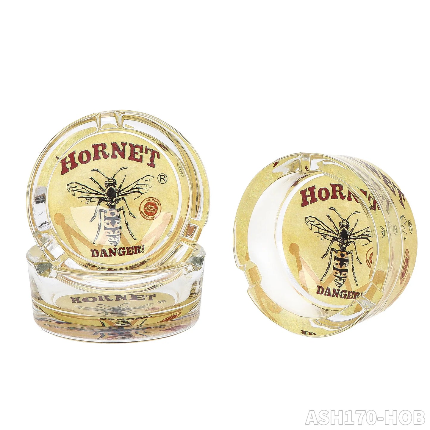 1PCS 85MM Round glass ashtray Hotle Home Livingroom decoration Cartoon pattern Smoking accessories