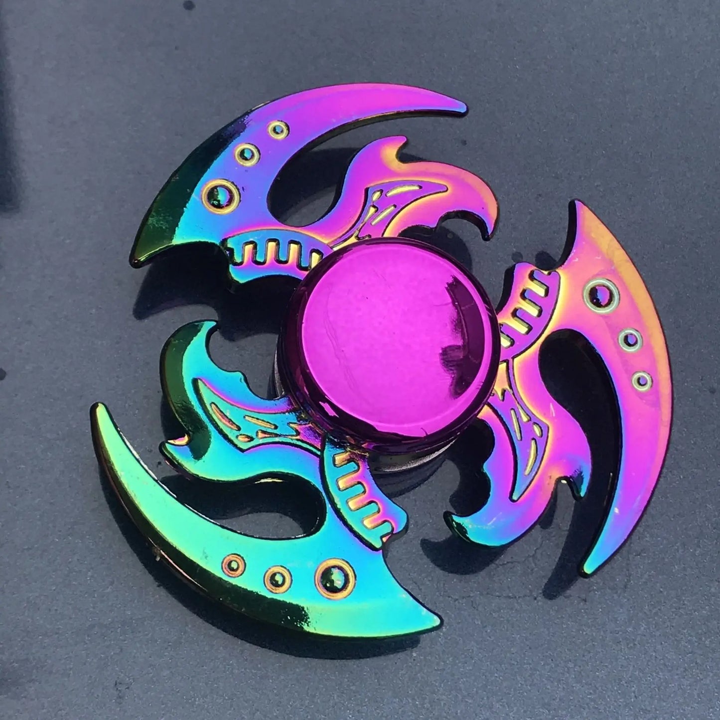 New Metal Rainbow Fidget Spinner Gradient Color R188 Mute Bearing EDC Hand Spinner Fingertip Gyro Anti-Anxiety Kids Adult Toys