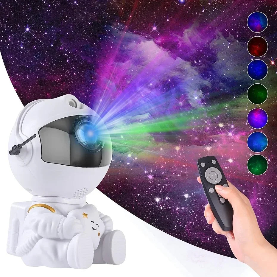 Galaxy Star Astronaut Projector Light Starry Sky Porjectors Lamp Decoration Bedroom Room Nebula LED Night Light Children Gifts