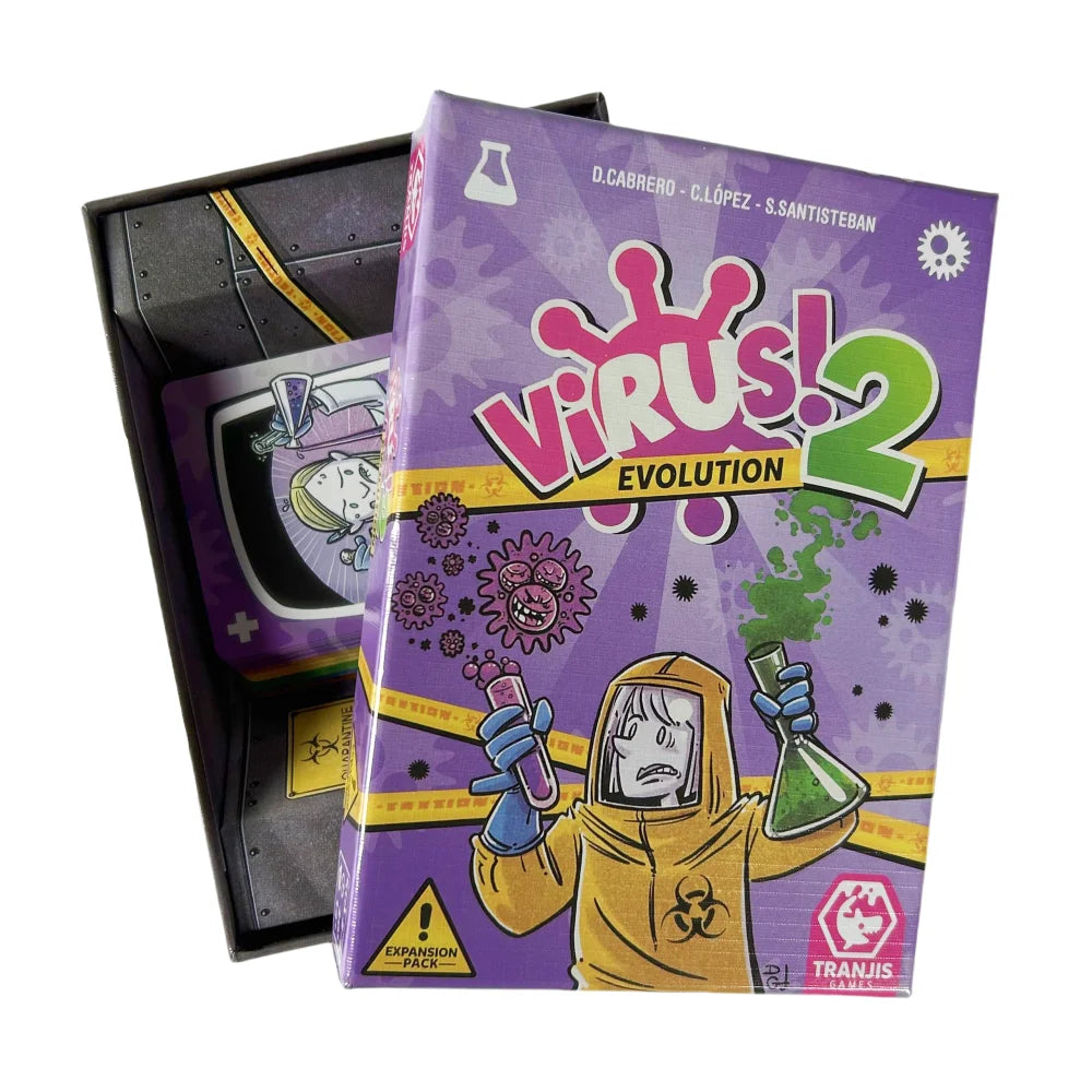 Virus 1 2 3 Board Game The Contagiously Fun Card Game Spanish English Version Party Game for Fun Family Game