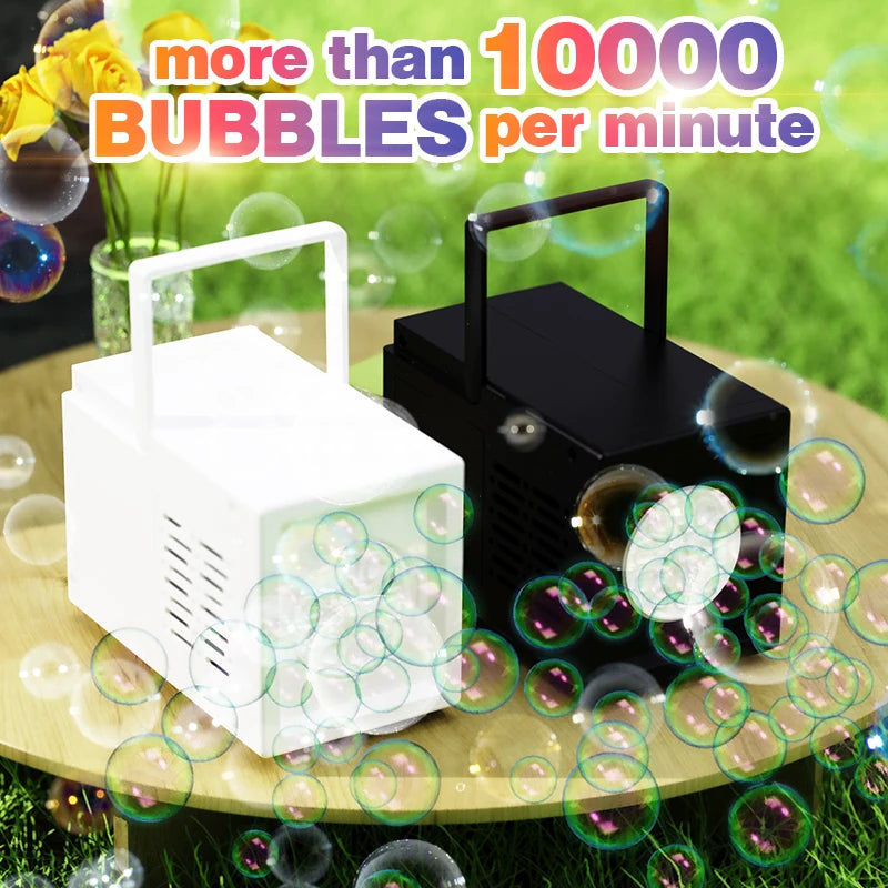 Hot selling 10 hole children's handheld outdoor electric bubble machine electric bubble gun toy without battery and bubble water