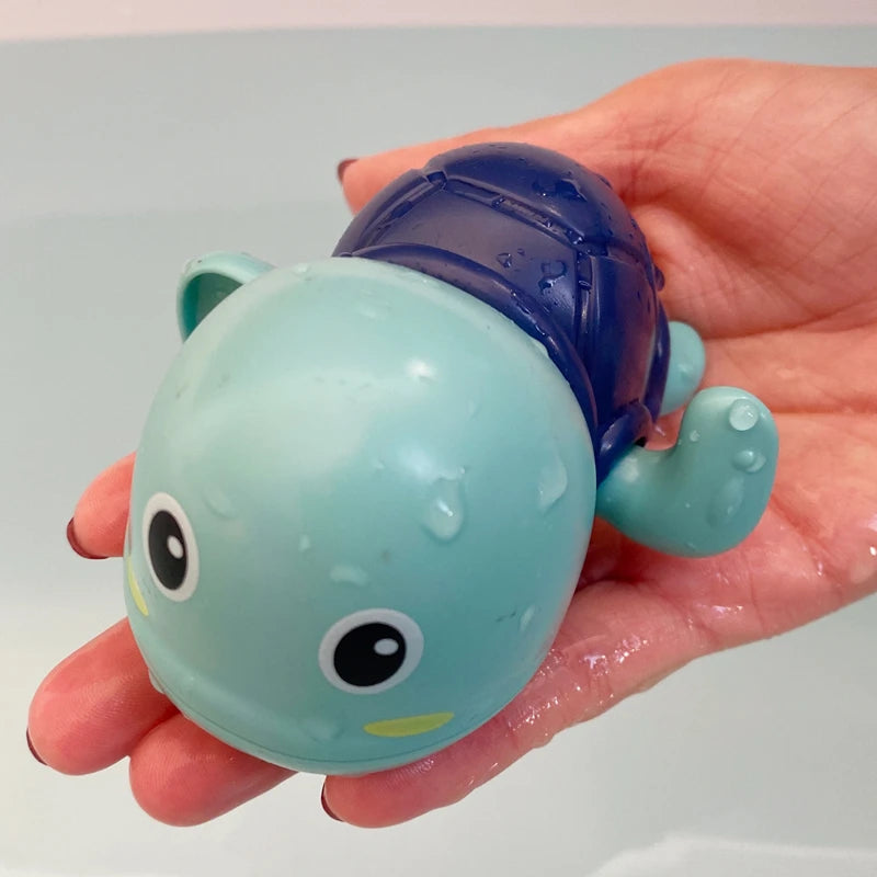 Baby Bath Toys Bathing Cute Swimming Turtle Whale Pool Beach Classic Chain Clockwork Water Toy For Kids Water Playing Toys