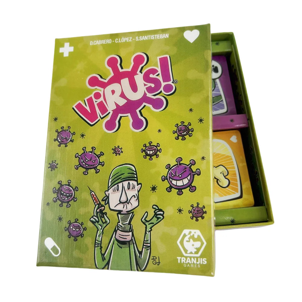 Virus 1 2 3 Board Game The Contagiously Fun Card Game Spanish English Version Party Game for Fun Family Game