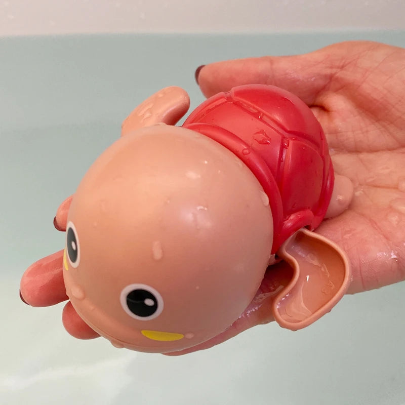 Baby Bath Toys Bathing Cute Swimming Turtle Whale Pool Beach Classic Chain Clockwork Water Toy For Kids Water Playing Toys