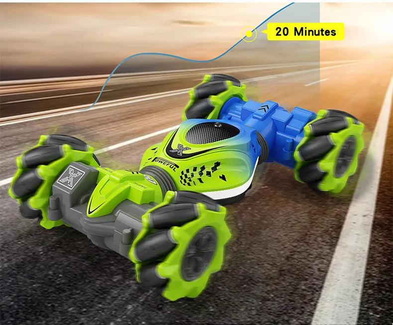 4WD RC Car Toy 2.4G Radio Remote Control Cars RC Watch Gesture Sensor Rotation Twist Stunt Drift Vehicle Toy for CHildren Kids