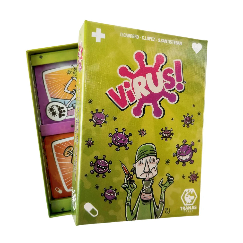 Virus 1 2 3 Board Game The Contagiously Fun Card Game Spanish English Version Party Game for Fun Family Game