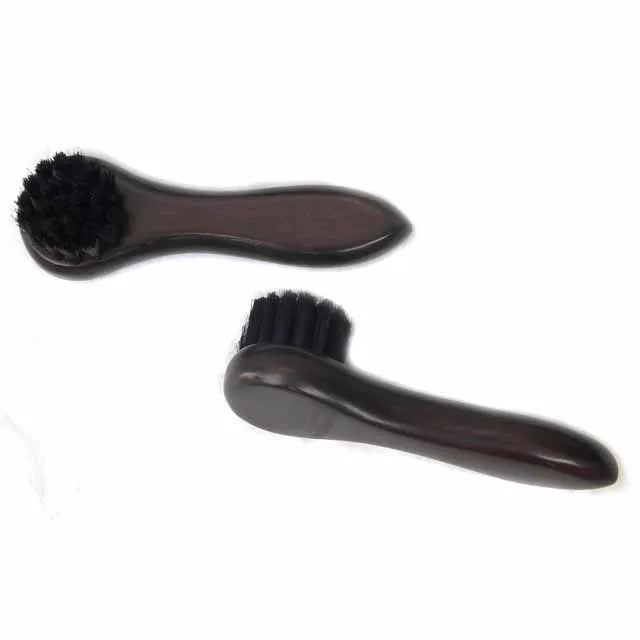 So Premium Nylon Bristles with Natural Wood Handle Teak Oak Applicator Shoe Cleaning Brush Models SBW-814/811/818