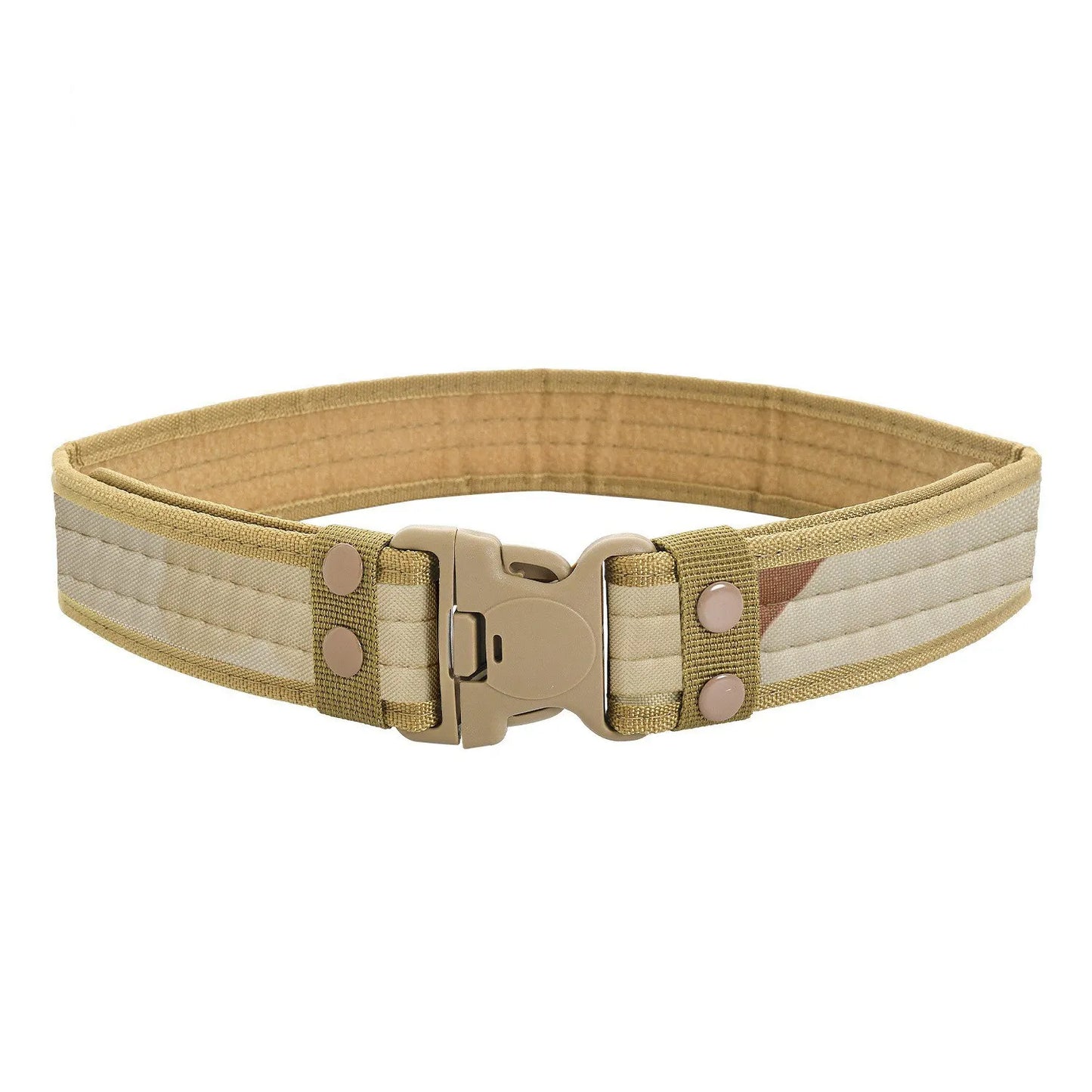 Men'S Belt Outdoor Camouflage Tactical Belt Oxford Cloth Belt Mountaineering Belt Nylon Wide Waist Belt Work Belt Neutral Belts