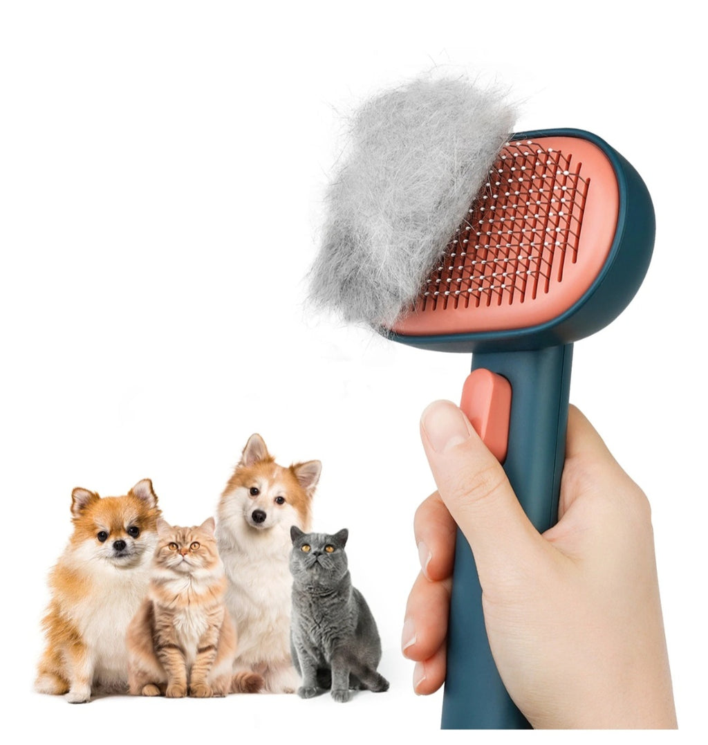 Universal pet grooming brush