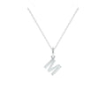 Real Solid Platinum Initial Necklace – Authentic & Rare