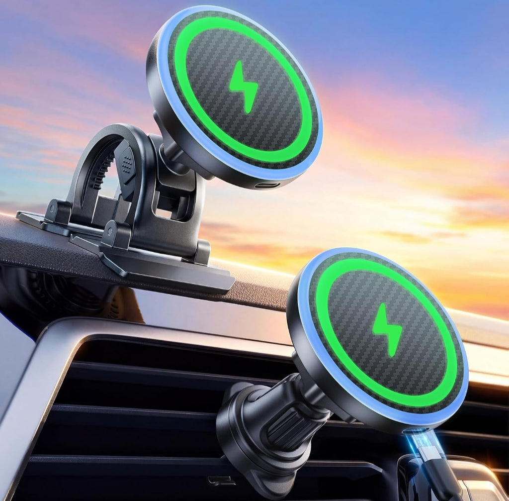 Magnetic Wireless car phone mount