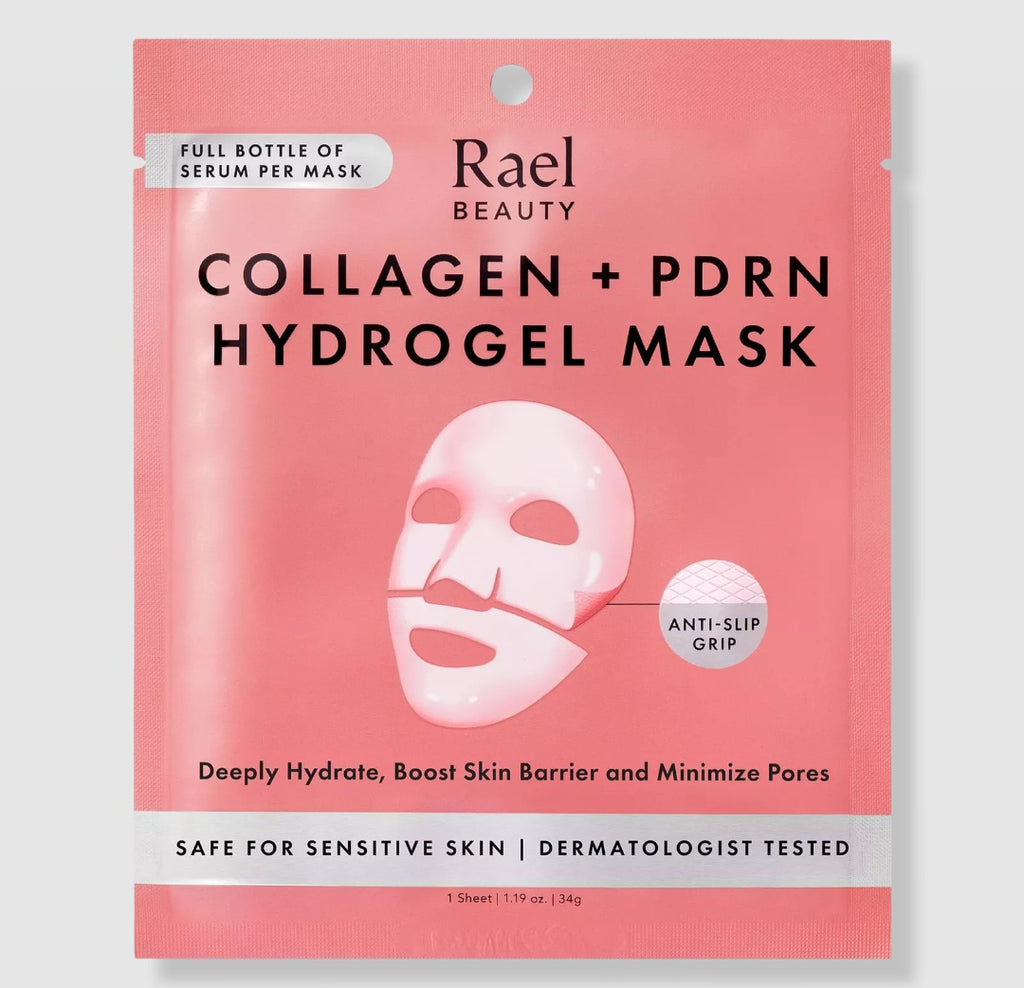 Rael Collagen + PDRN Hydrogel Mask – Salmon PDRN, Hyaluronic Acid & Peptides | Firming & Hydrating