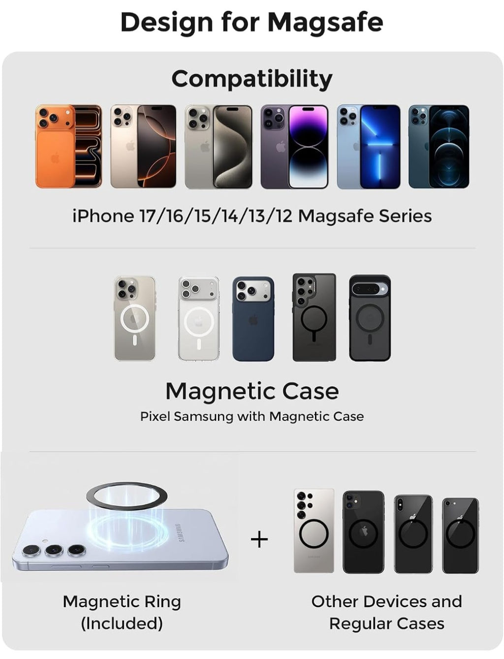 Magnetic Wireless car phone mount