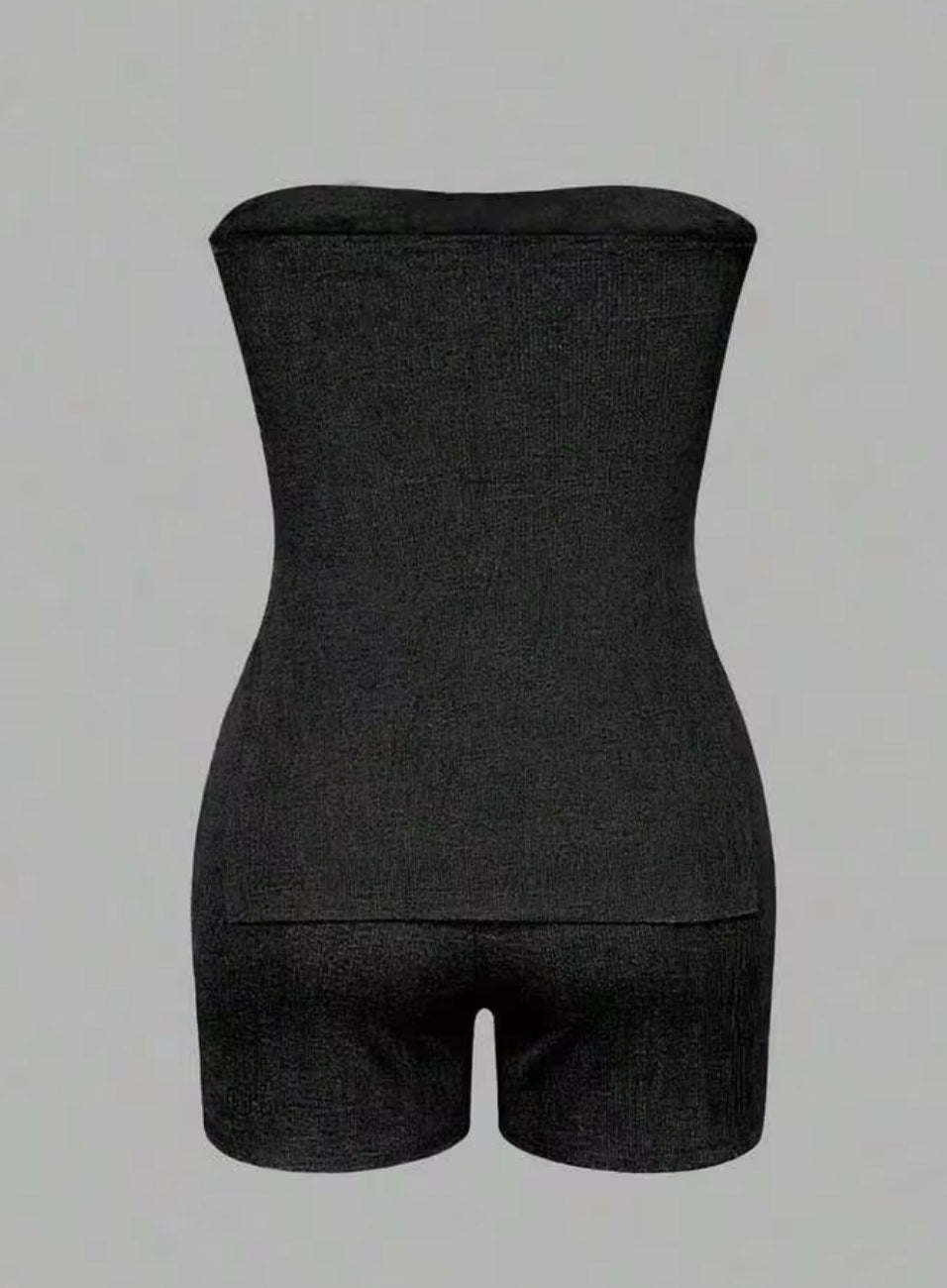 Women's Solid color Top & Fitted Shorts