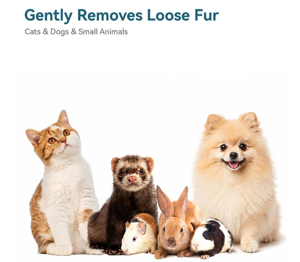 Universal pet grooming brush