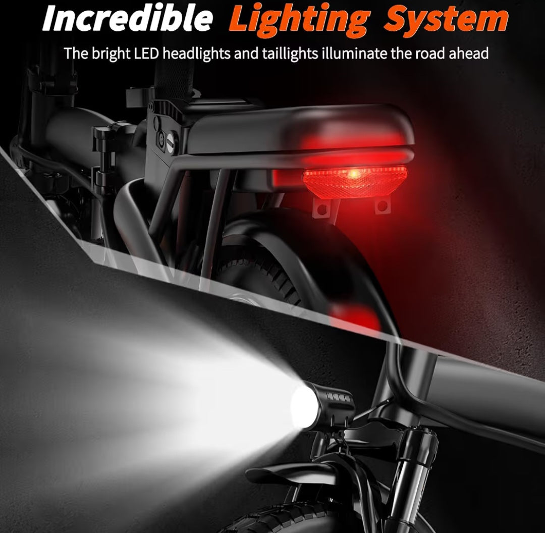 Folding Electric Bike with Removable Battery (E-Bike)