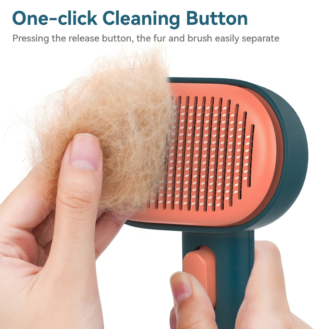 Universal pet grooming brush