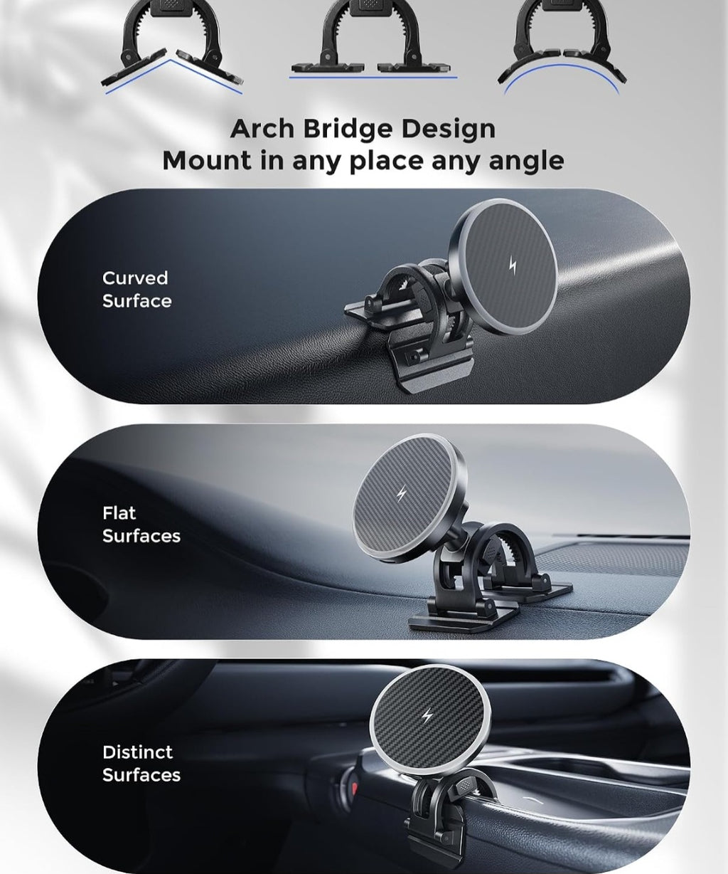 Magnetic Wireless car phone mount