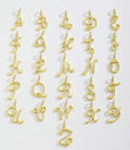 Gold Plated Stainless Steel Initial Necklace